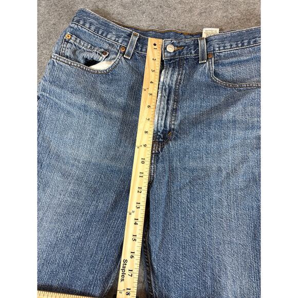 Vintage 90s Levis 505 Shorts Mens Size 36 Blue Denim Regular Fit Light Wash - Picture 4 of 6